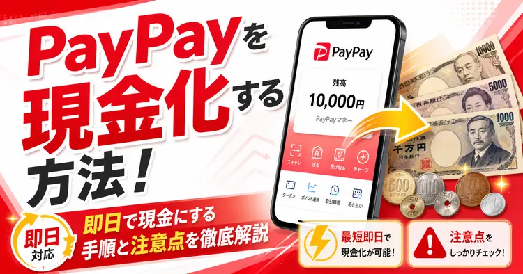 PayPayを現金化する方法